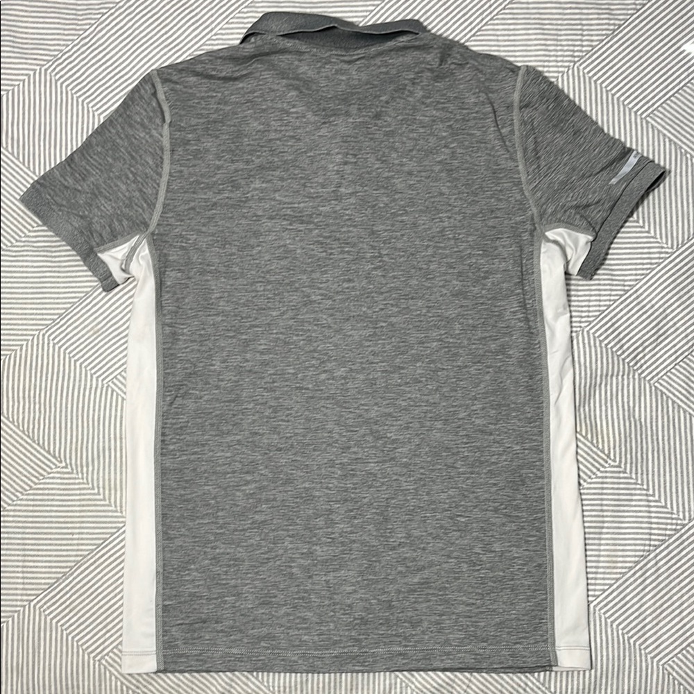 American Eagle Men's Gray Polo Shirt - Picture 4 of 4